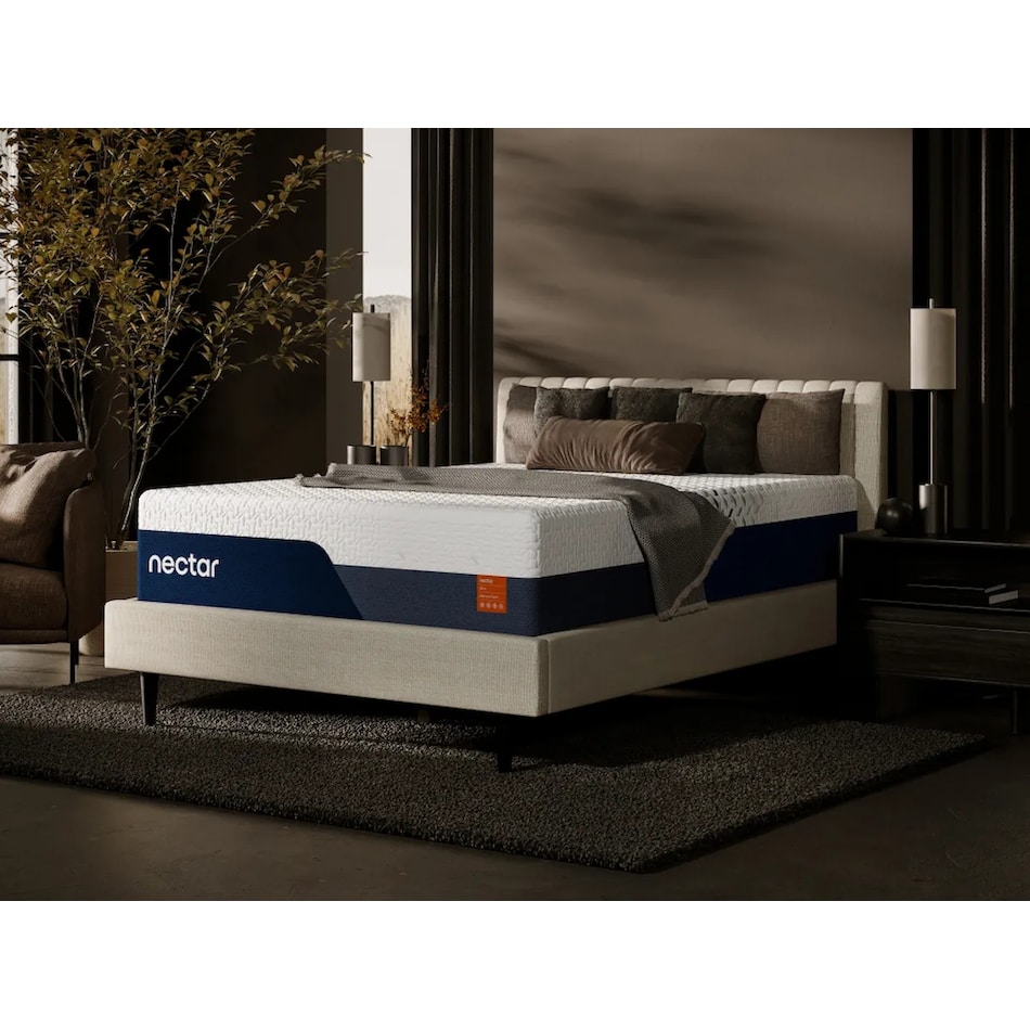 nectar ultra mem foam white mattress king   