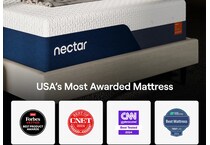 nectar ultra memory foam  white mattress queen   