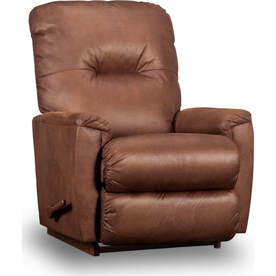 neptune brown rocker recliner   