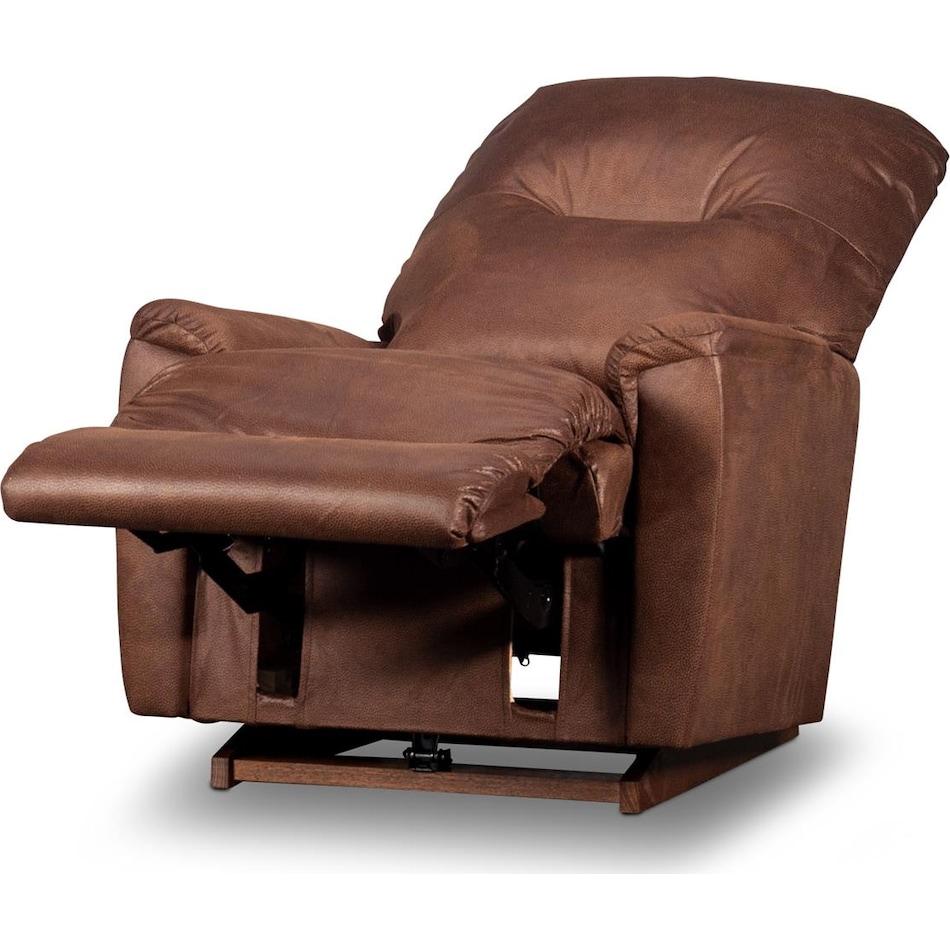 neptune brown rocker recliner   