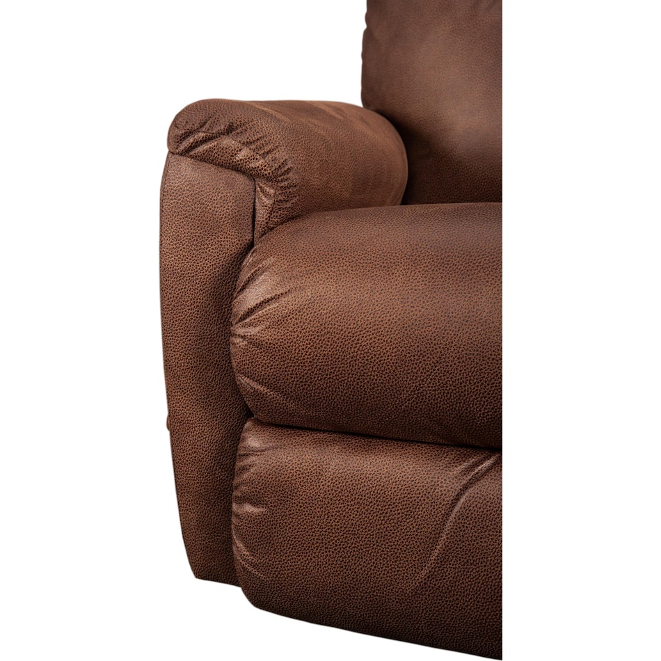 neptune brown rocker recliner   