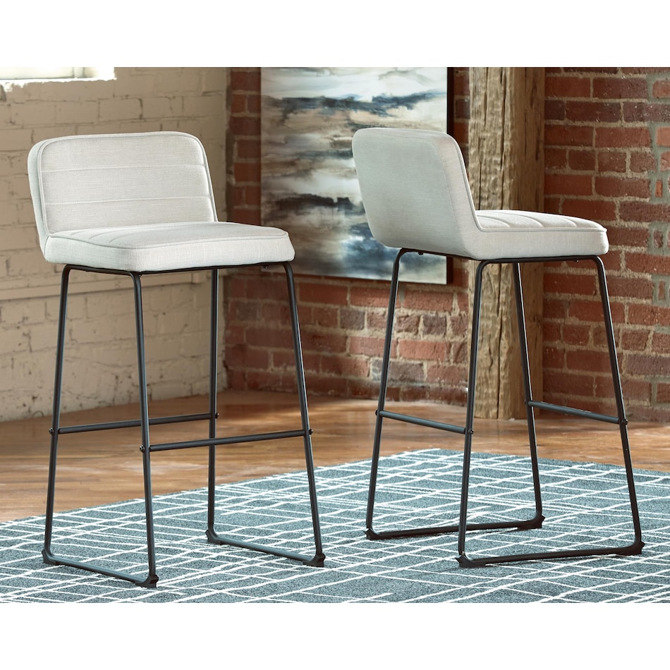 nerison linen barstool   
