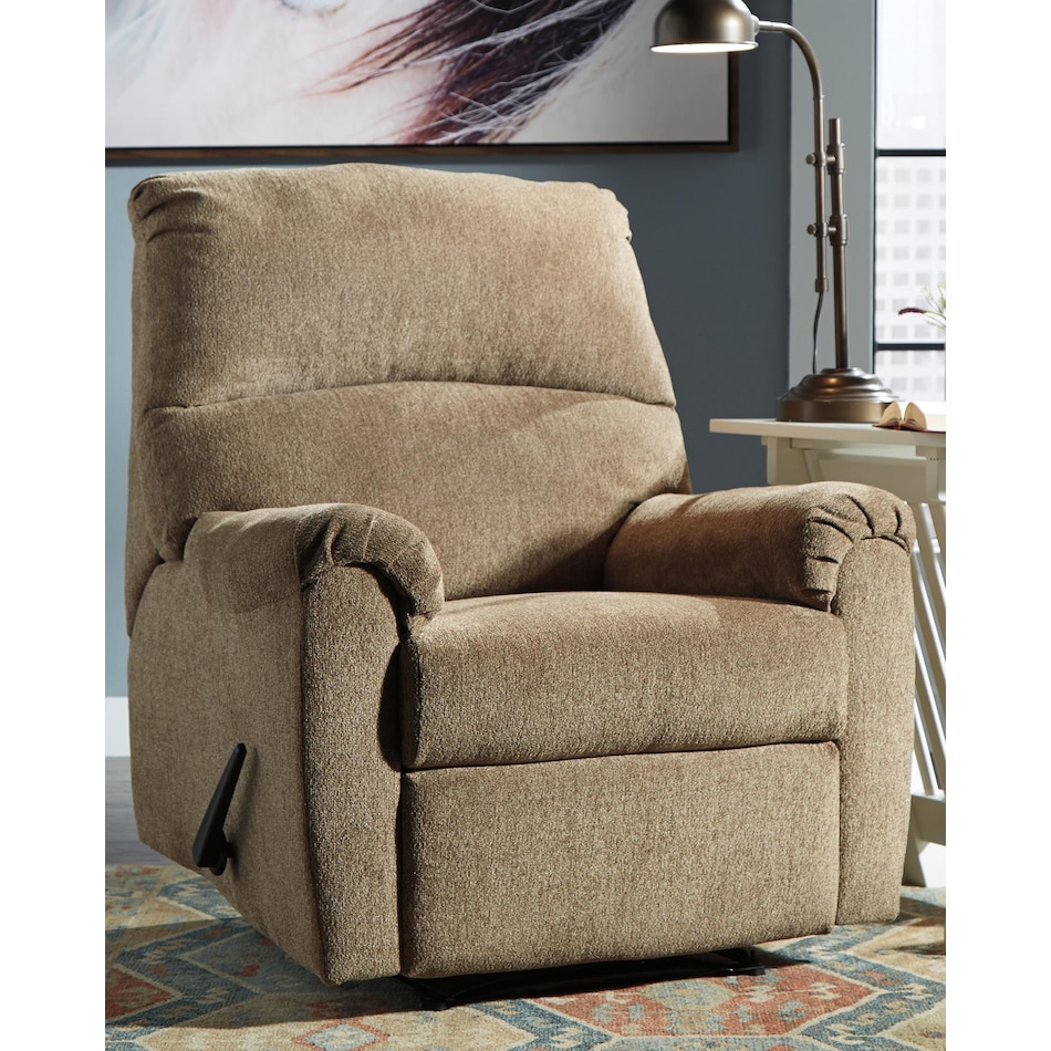 nerviano brown wall recliner   