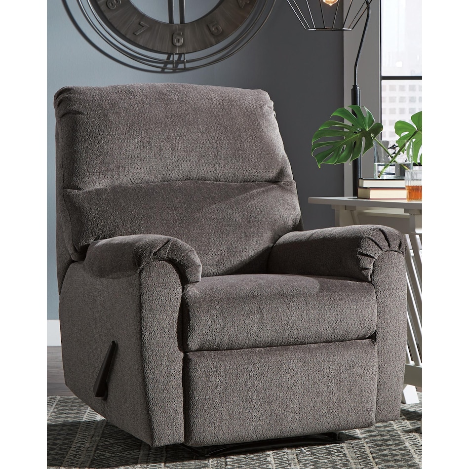 nerviano grey wall recliner   