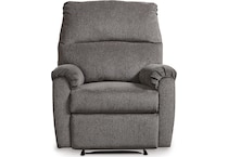 nerviano grey wall recliner   