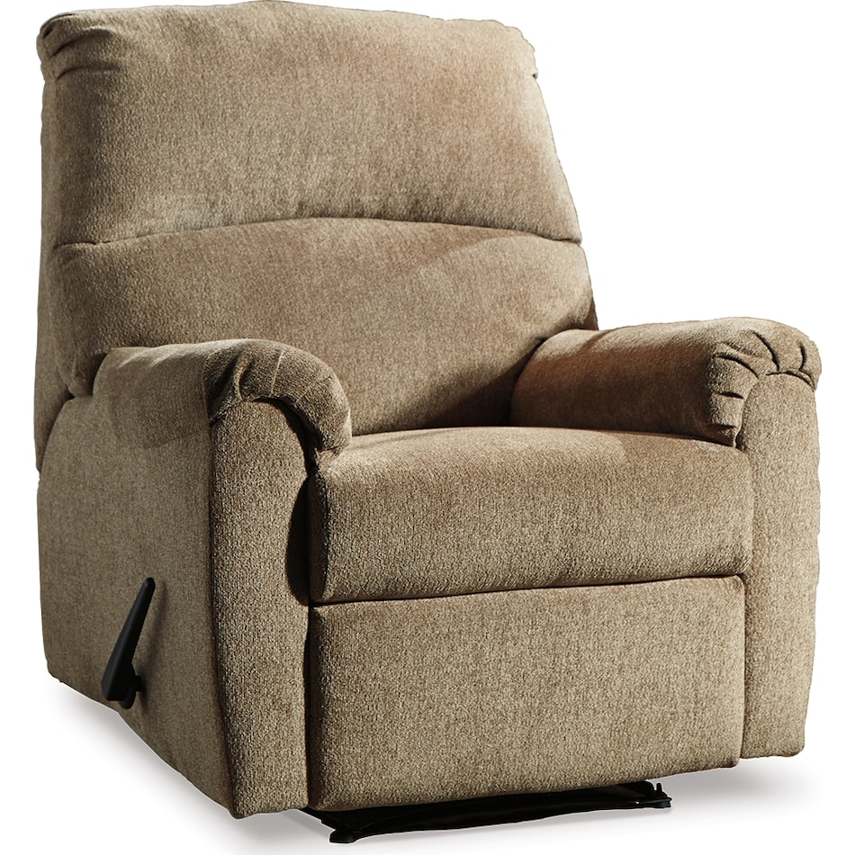 nerviano mocha wall recliner   