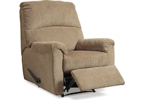 nerviano mocha wall recliner   