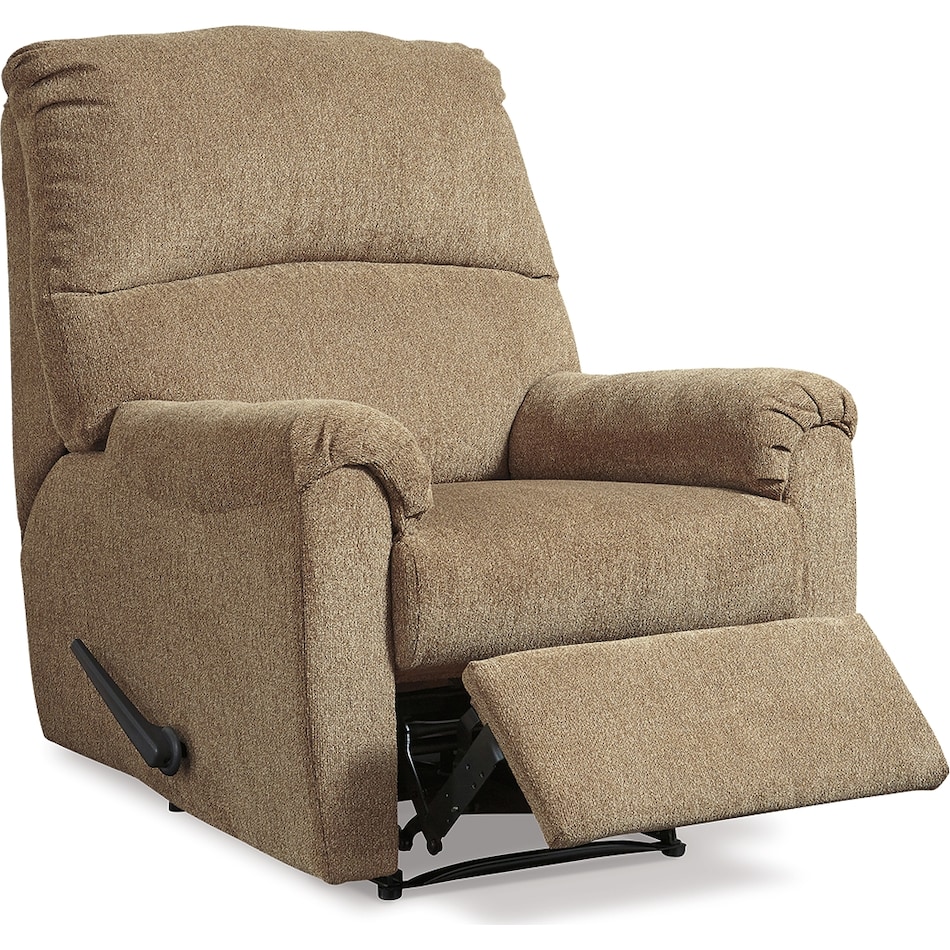 nerviano mocha wall recliner   