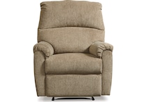 nerviano mocha wall recliner   