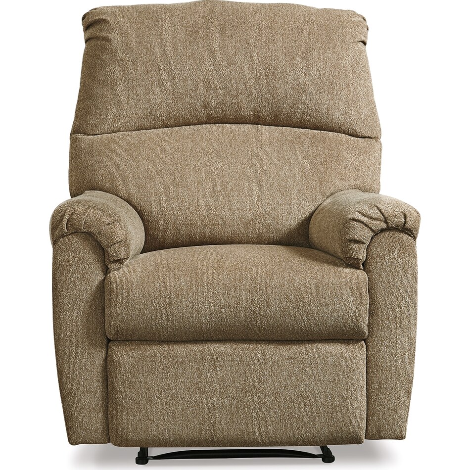 nerviano mocha wall recliner   