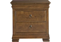 new lou cognac nightstand   