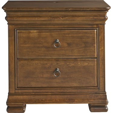 NEW LOU 2-DRAWER NIGHTSTAND