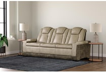 next gen durapella brown power reclining sofa   