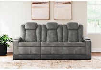 next gen durapella grey power reclining sofa   