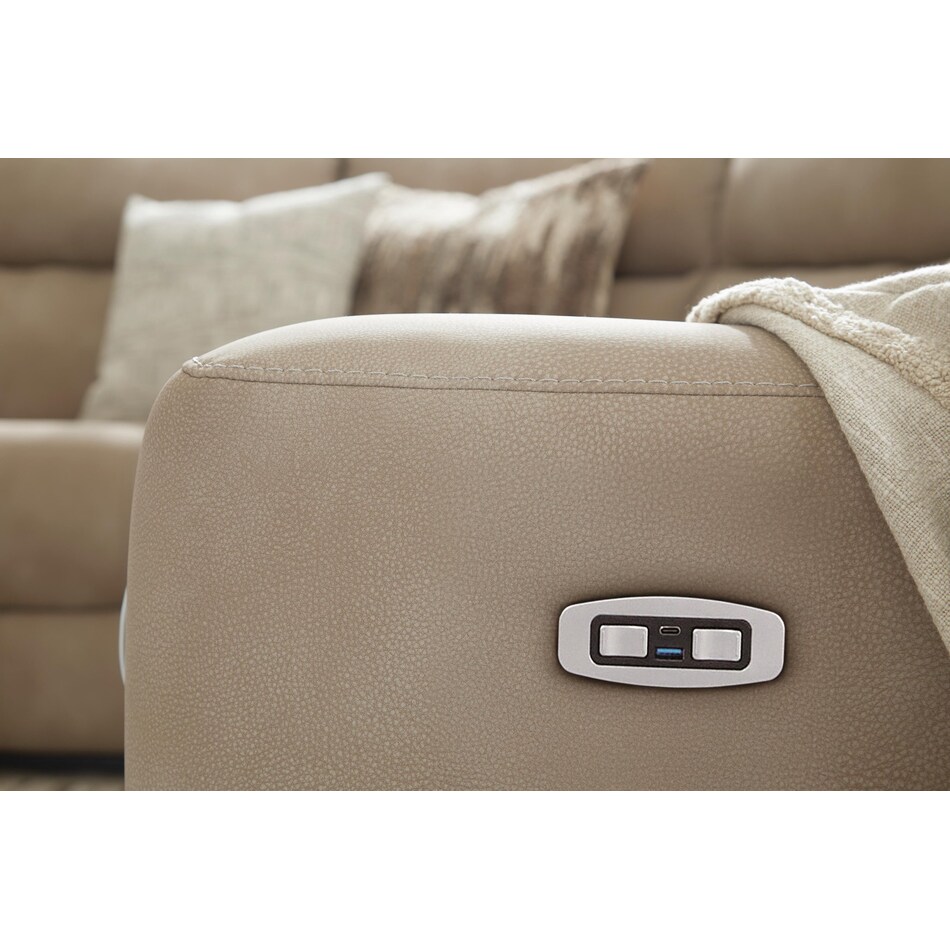 next gen durapella sand power recliner   