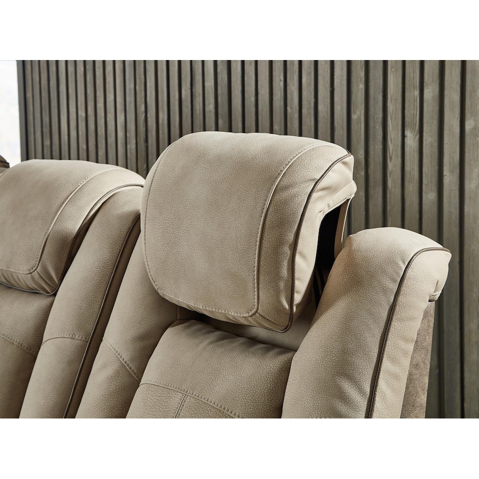 next gen durapella sand power reclining console loveseat   