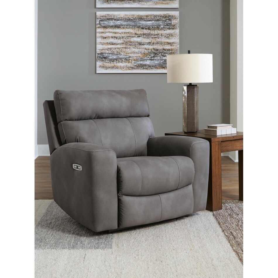 next gen durapella slate power recliner   