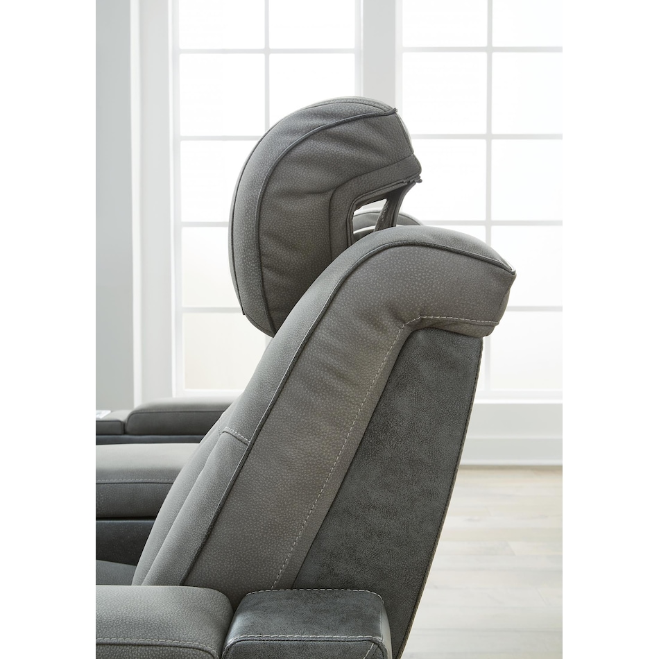 next gen durapella slate power reclining console loveseat   