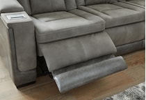 next gen durapella slate power reclining console loveseat   