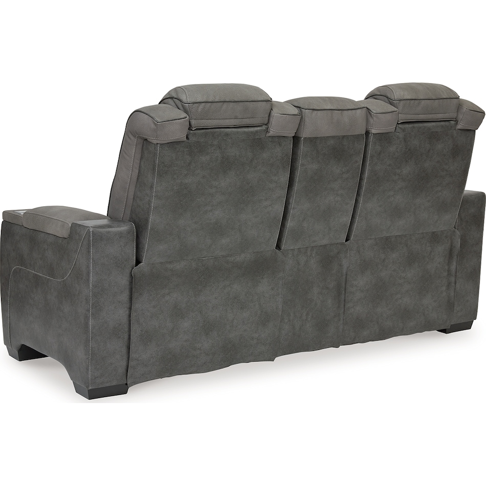 next gen durapella slate power reclining console loveseat   