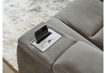 next gen durapella slate power reclining console loveseat   