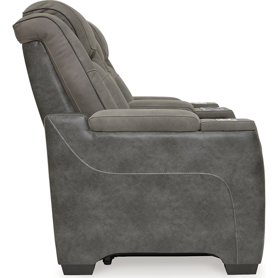 next gen durapella slate power reclining console loveseat   