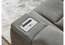 next gen durapella slate power reclining console loveseat   