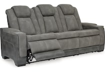 next gen durapella slate power reclining sofa   