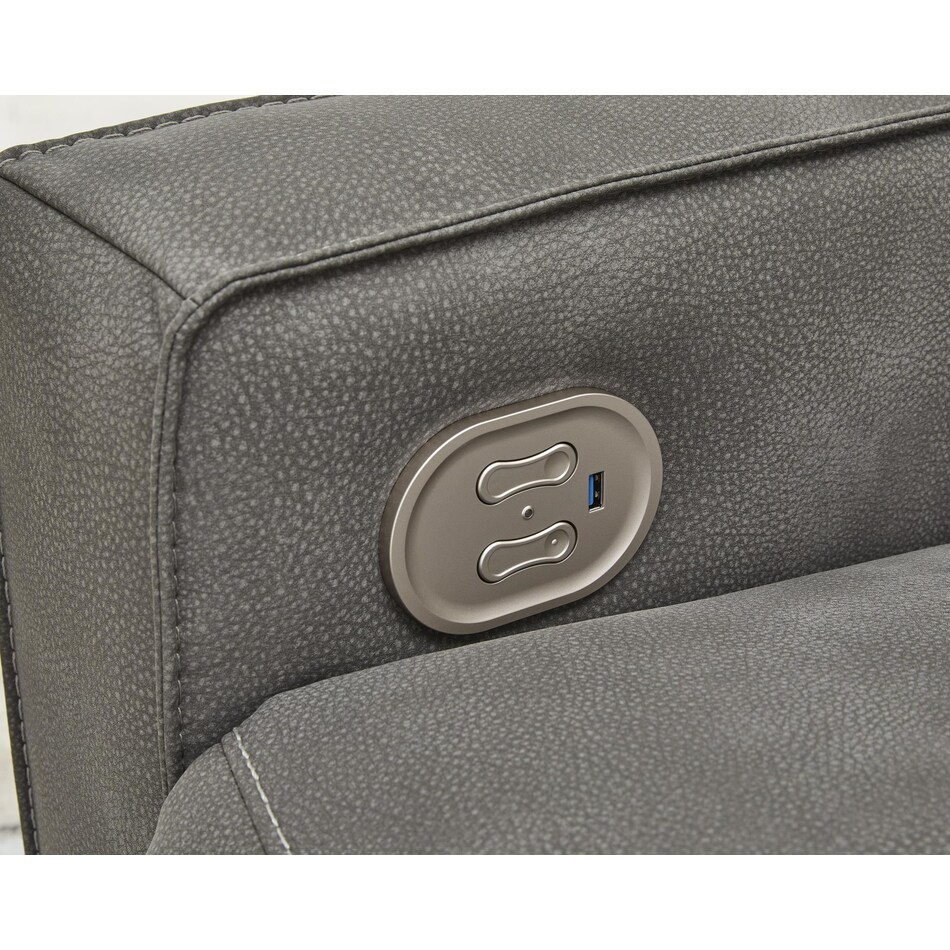 next gen durapella slate power rocker recliner   