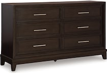 neymorton dark grayish brown dresser   