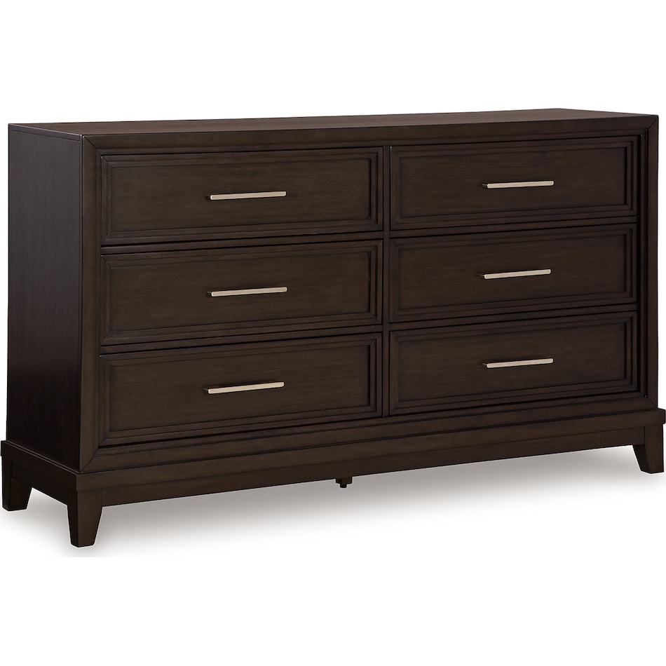 neymorton dark grayish brown dresser   