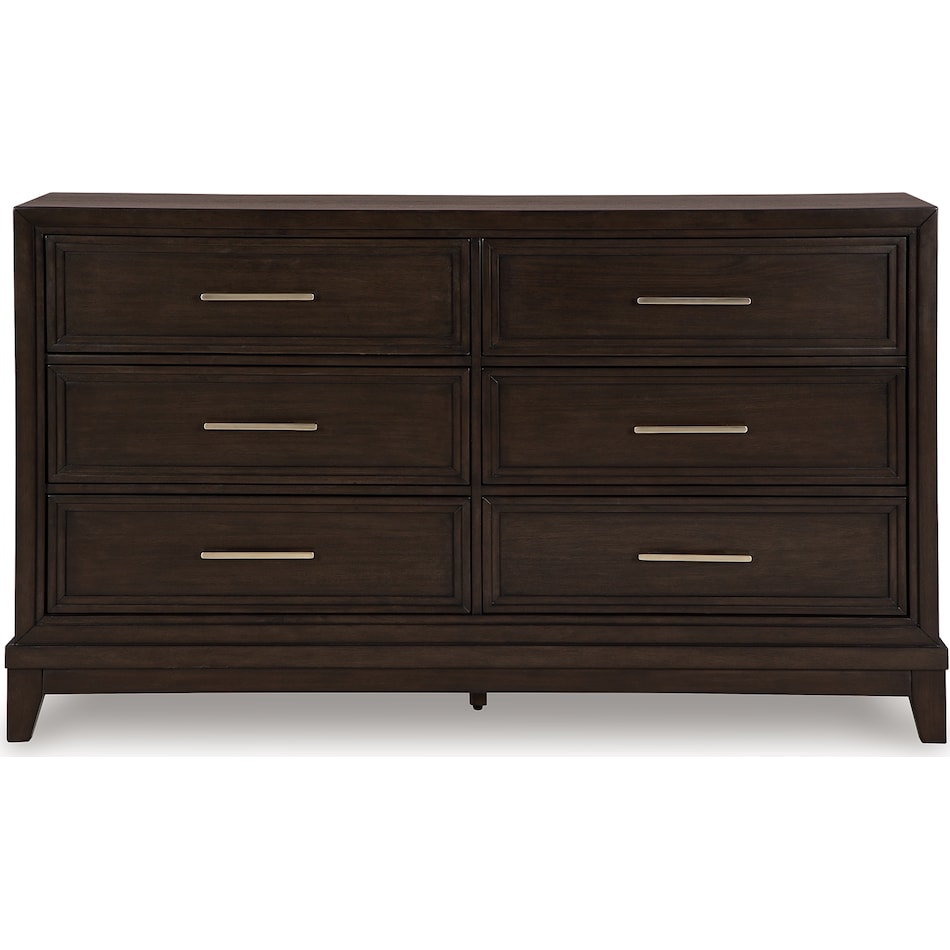 neymorton dark grayish brown dresser   