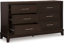 neymorton dark grayish brown dresser   