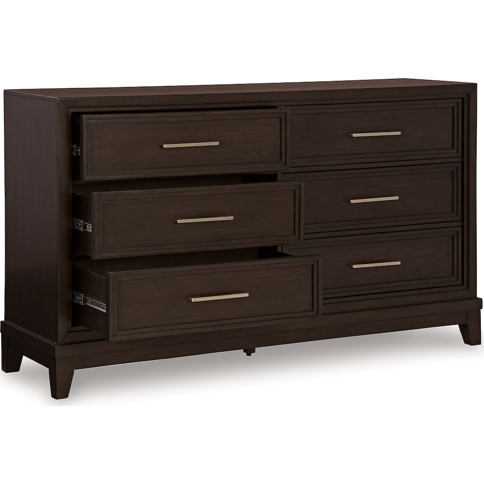 neymorton dark grayish brown dresser   