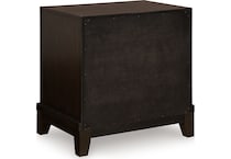 neymorton dark grayish brown nightstand   