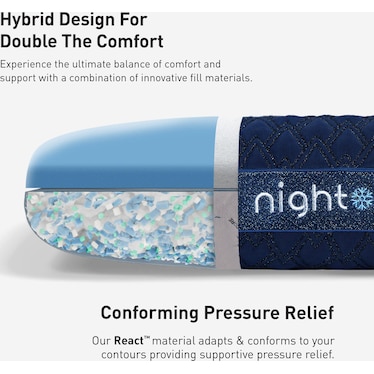 BEDGEAR NIGHT ICE KING PILLOW 1.0