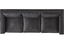 noel grey leather sofa   