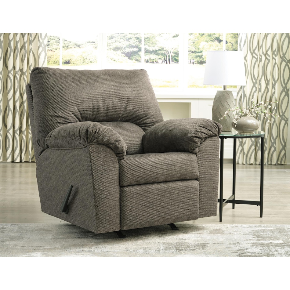 norlou brown recliner   
