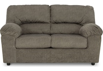 norlou flannel loveseat   