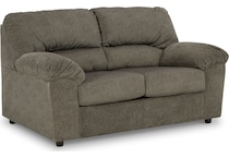 norlou flannel loveseat   