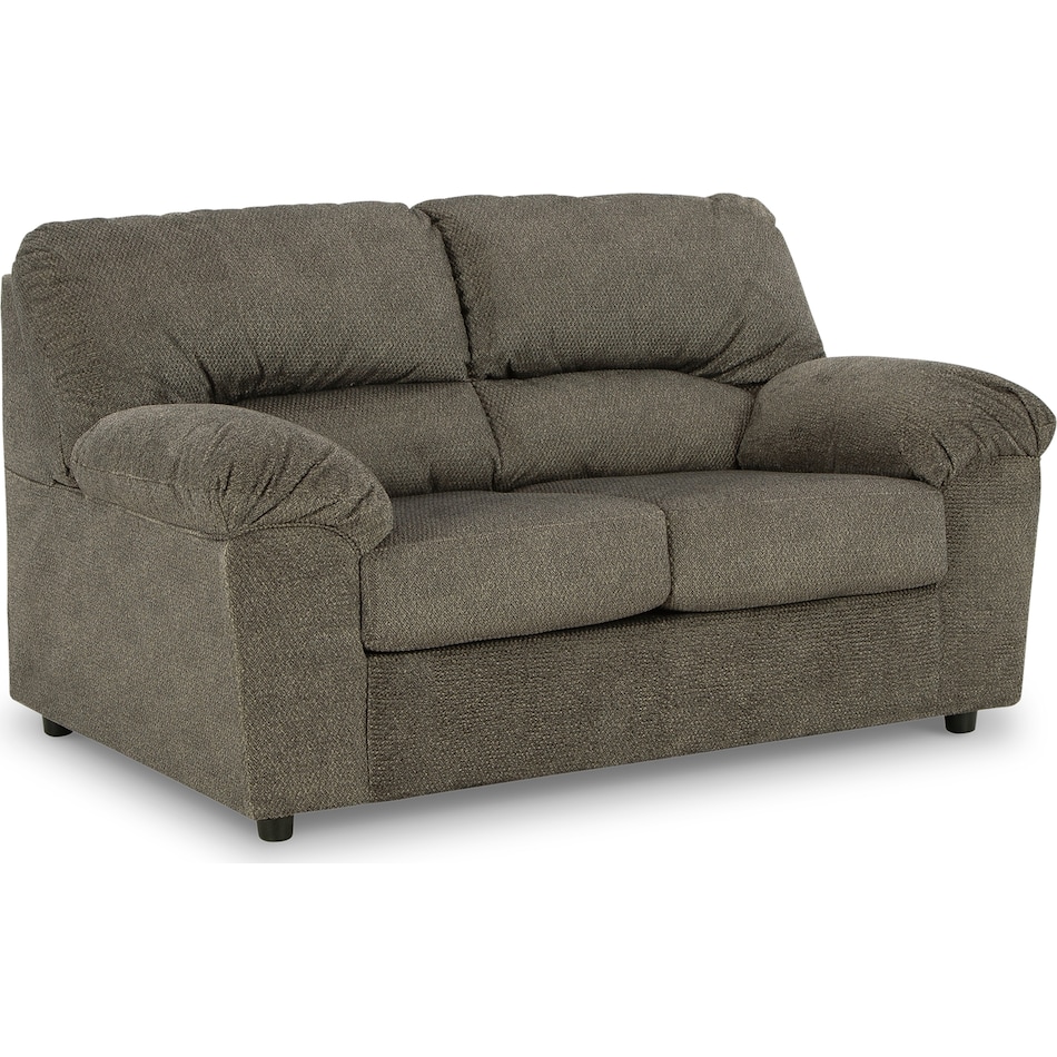 norlou flannel loveseat   