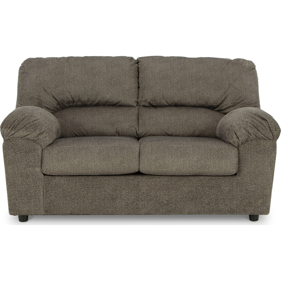 norlou flannel loveseat   