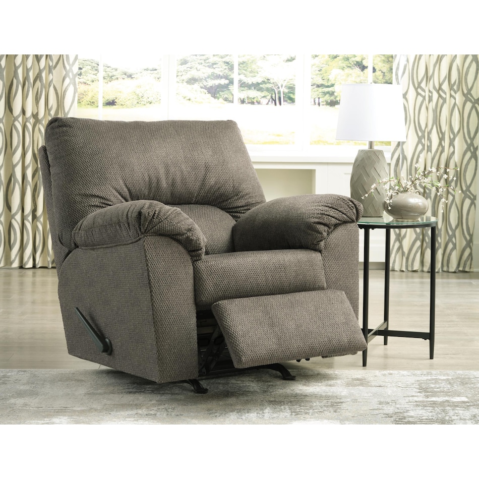 norlou flannel recliner   