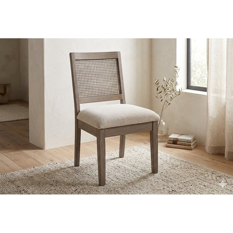 norrin brown side chair   