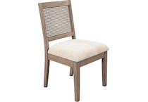 norrin brown side chair   