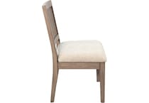 norrin brown side chair   