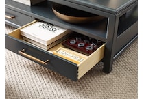 nova blue cocktail table   