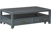 nova blue cocktail table   