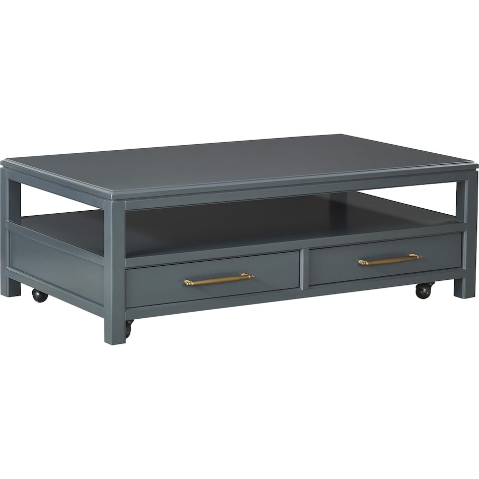 nova blue cocktail table   