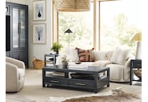 nova blue cocktail table   